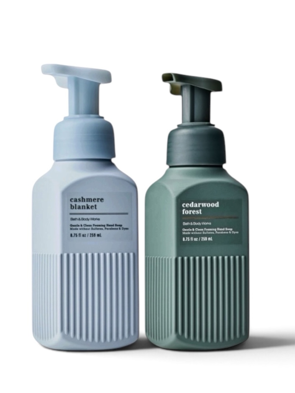Bath & Body Works CASHMERE BLANKET & CEDARWOOD FOREST foaming hand soap set